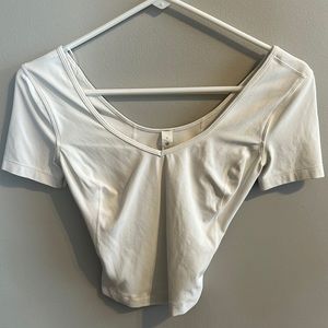lululemon white align tee